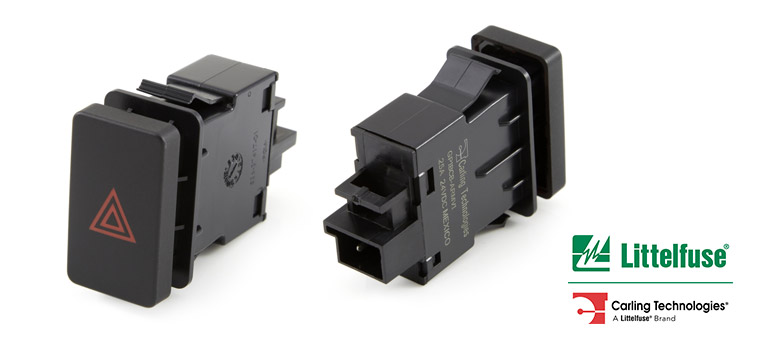 GP Series Push Button Latch Switches from Carling Technologies